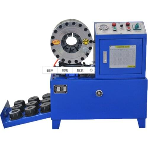 High quality BNT68 hydraulic hose crimping machine 1/4 "to 2" 4SH / SP 31.5Mpa system pressure rated 560T Max. Pressure by sea