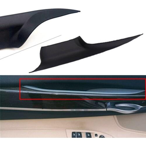Front Left Car Handle Inner Door Panel Pull Trim Cover For BMW F01 F02 7 Series 2008 2009 2010 2011 2012 2013 2014 2015 ABS