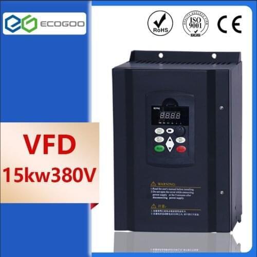 Frequency inverter,15000 watt (15KW) , 380V Variable Frequency Drive for general AC Motor Speed Control