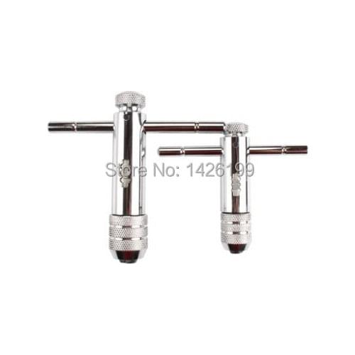 Reversible 3mm-8mm T-Handle Ratchet Ratcheting Tap Wrench tool Chuck Type M3-M8