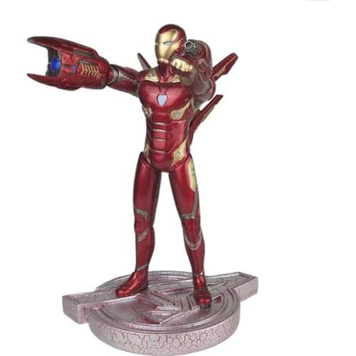 Marvel Avengers 3 Infinity War Armed Ironman Mark MK 50 LED Luminous Iron Man PVC Action Figures Toys