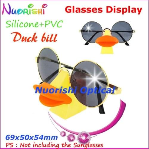 Funny Duck Bill Design Eyeglass Sunglasses Glasses Props Shelf Display Stands Holder Store Decoration CK46 Free Shipping