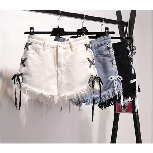 High Waist Denim Women Shorts 2019 Summer New Harajuku Casual Loose Plus Size 5XL Wide Leg A Line Female Sexy Short Jeans