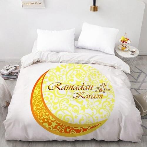 1PCS Duvet Cover,3D Luxury Printing Quilt Cover 240x220/200x200/140x200,Bohemain Yellow Moon Bedding King/Queen/Double,Drop Ship