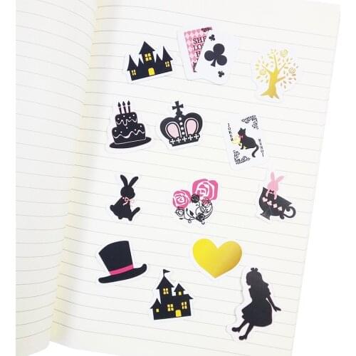 1 Pack/lot Black Cat Mini Paper Sticker Decoration Diy Poker Diary Scrapbooking Sealing Sticker Kawaii