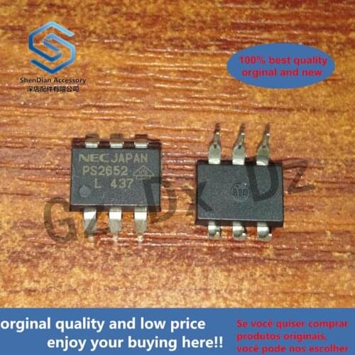 10pcs 100% orginal new PS2652 2652 DIP-6 real photo