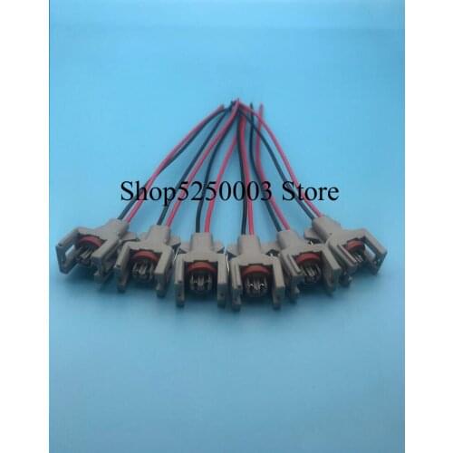 10 pcs For Injector wiring harness Connector Plug Common Rail Injector Connector Plug with wire or without wire