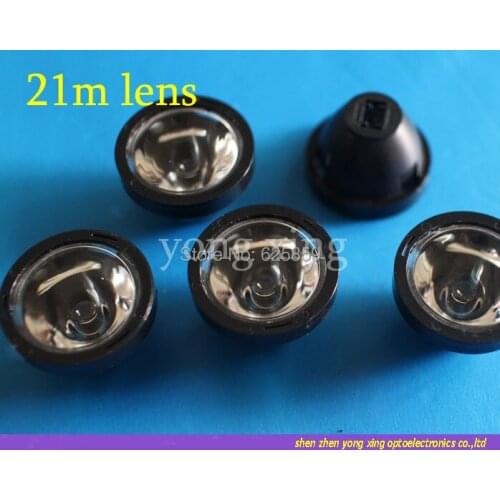 30 Degree 21mm Lens For Cree XPE XPG XTE LED 10pcs free shipping