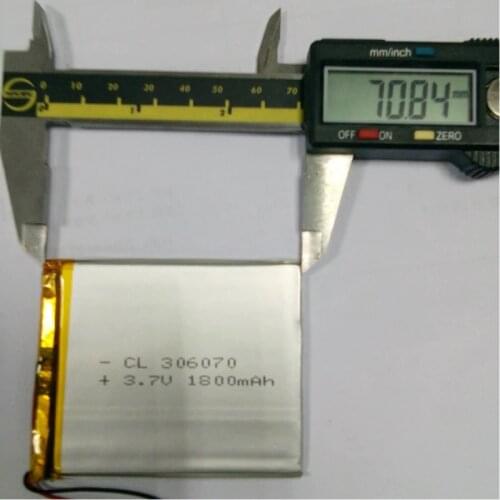 [306070] Polymer Battery 3.7V for PSP PDA GPS DVR E-Book Tablet PC Power Bank Wexler Book E6005 356070 Lipo Rechargeable Bateria