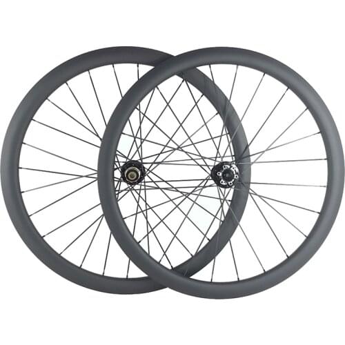 38mm tubular cyclocross road disk carbon wheelset 25mm U shape front D791SB 15X100mm rear D792SB 12x142mm 700c 38T 11s wheels