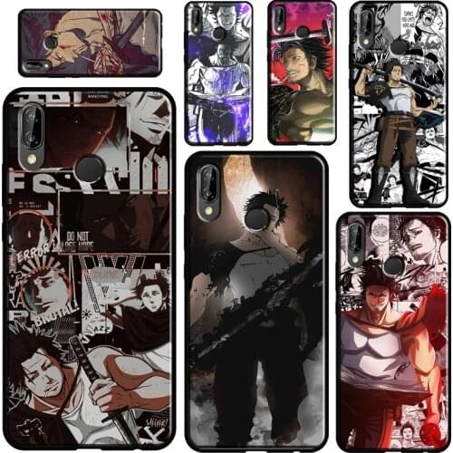 Yami Sukehiro Black Clover Anime Case For Huawei P30 P40 P10 P20 Lite P Smart 2021 Nova 5T Cover For Honor 20 Pro 8X 9X 10i