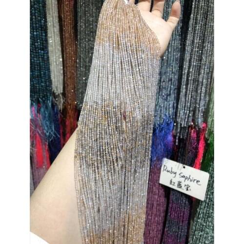 Natural Stone Beads Section Gradient Small Beads Color Moonstone For Jewelry Making DIY Necklace Bracelet Anklet Accessory