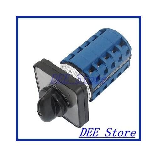 Electric 2 Position 20 Terminals Rotary Cam Changeover Switch 660V 20A