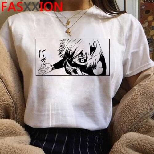 Tokyo Ghoul t shirt female ulzzang streetwear harajuku top tees couple clothes