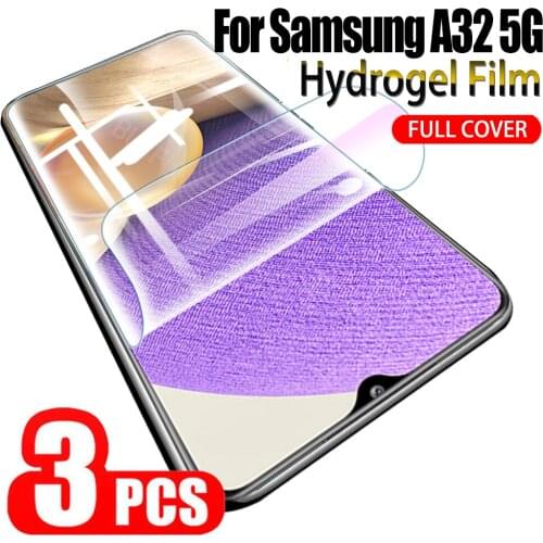 For A32 5G 3PCS For Samsung Galaxy A32 5G Hydrogel Film Screen Protector Hydrogel Protective For samsung a32 5g phone film