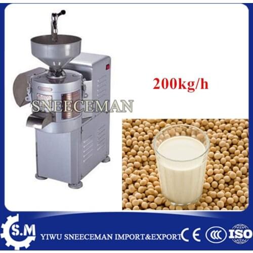 200kg/h commericla soya soy milk maker machine soybeans milk extractor machine soybeans beans milk grinder