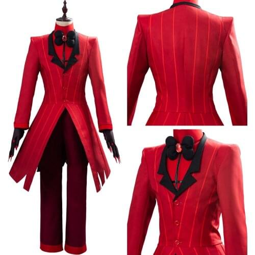 ALASTOR Cosplay Costume Red Uniform Suit Men Women Halloween Carnival Costume Custom Outfit