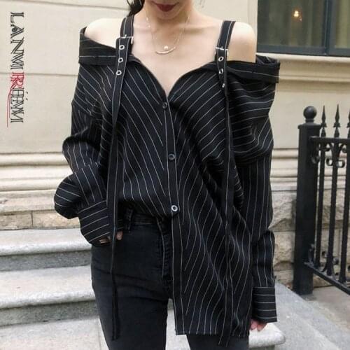 LANMREM Blouses With Sleeves