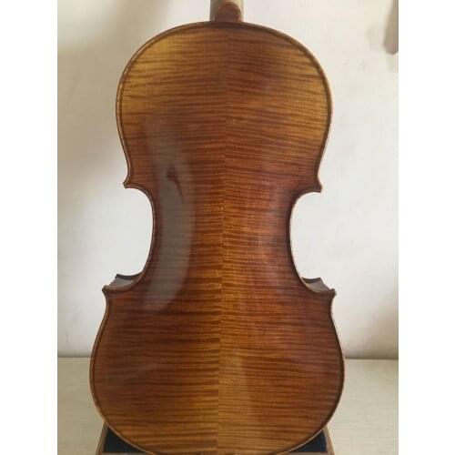 Master 16" Viola Solid European flamed maple back spruce top nice sound 1320