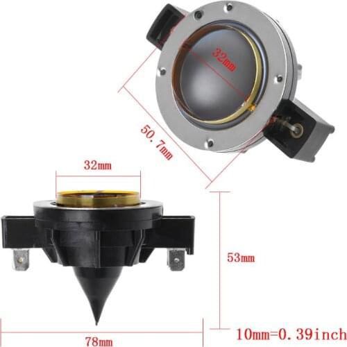 Tweeter Aft Diaphragm Membrane EV32 for Electro Voice Speaker Replacement Horn Driver DH3 DH2010A D-DH3 FM1202 FM1502 Jy28 21