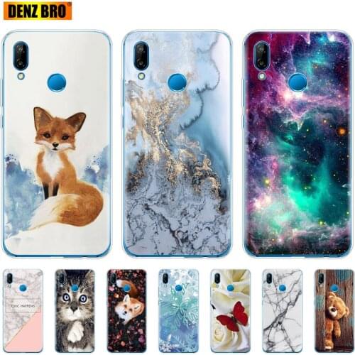 Soft Silicone Case For huawei P20 LITE phone cases cover for huawei p20 pro case back cover for huaweiP 20 Lit Coque etui clear