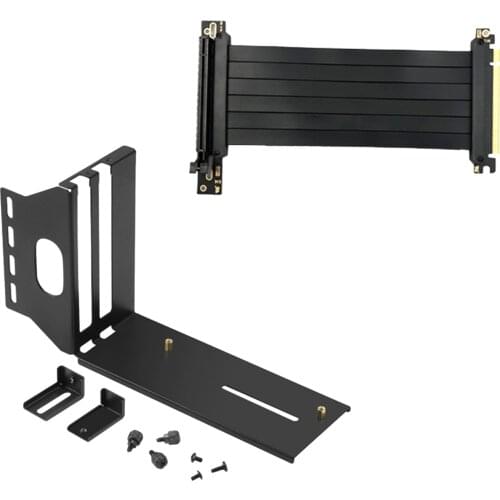 PCI-E GPU Extension Wire Anti Interference X16 Vertical Install VGA Holder For 7Slot Mount PH-VGPUKT Veritcal Mounting