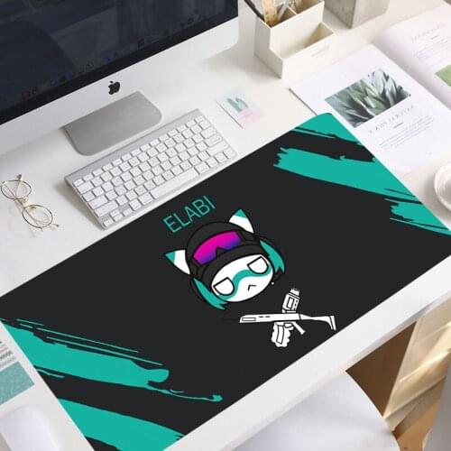 Cool Rainbow Six Siege 90x40cm Rubber Super Large PC Mousepad Gamer Gaming Mouse mat XL non-skid Desk mat Keyboard mouse pad