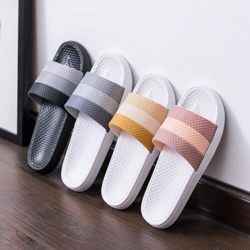 2021 New Summer Women Sandals Indoor Slippers Non-slip Bathroom Home Slippers Soft Slides Casual Ladies/mens Thick Bottom Shoes