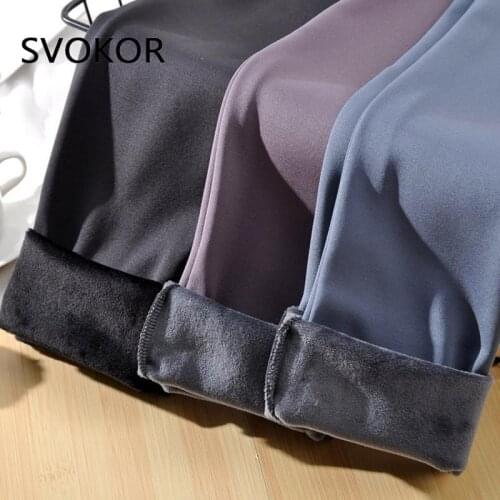 SVOKOR Sexy Winter Warm Leggings Women Plus Size Tights Pants Womens Fitness Leggings Push Up Super Elastic Legging