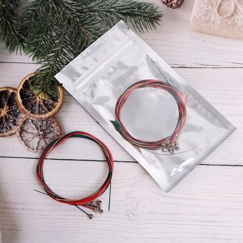 6Pcs Acoustic Guitar Strings for Classic Guitar Stainless Steel Guitar Strings Folk Guitar Parts Accessories