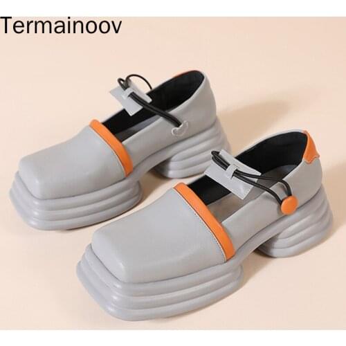 Женские туфли Мэри Джейн Termainoov China At AliExpress