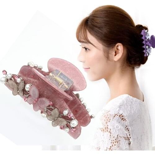 Decorative Hair Accessory for Women Jaw Hair Claw for Lady Hair Jewelry Claw Clip - Beauty Hair Tiara for Wedding Party Wear