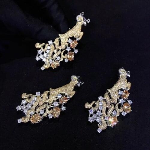 Aries brooch 925 sterling silver twelve constellation high qualtiey gold color fine women jewelry birthday gift