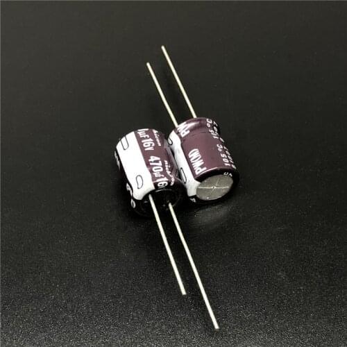 10pcs/100pcs 470uF 16V NICHICON PW Series 10x12.5mm Low Impedance Long Life 16V470uF Aluminum Electrolytic capacitor