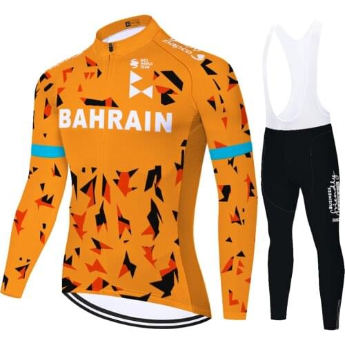 2021 team BAHRAIN Summer Spring Cycling Jersey Men Uniforme Ciclismo Hombre Fietskleding Heren Cycling Equipment
