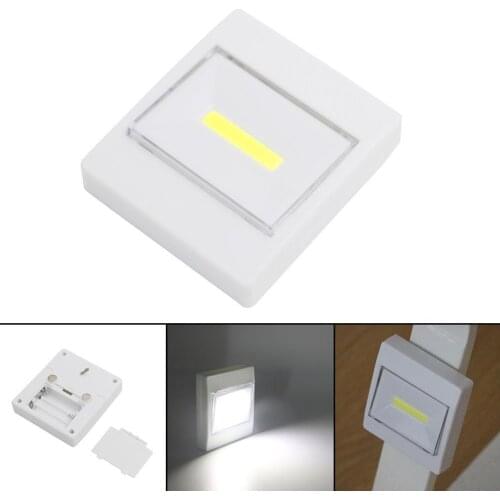 2021 Low Prices Dumping Wholesale Wireless Closet COB LED Wall Switch Night Light Cordless Battery Operated Lamp Home Decor