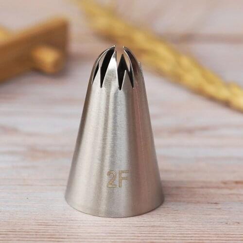 #2F Cherry Blossoms Piping Nozzle Cake Decorating Drop Flowers Cream Pastry Cupcake Cookies Sakura Icing Tip