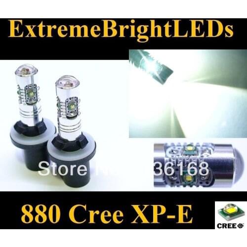 360-degree shine 880 cree led 25W High Power CREE XB-D Chips LED Bulbs For Fog Lights or Daytime Running Lights