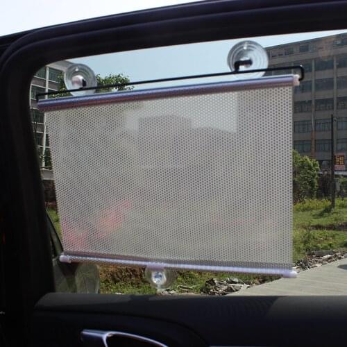 40*60cm silver dot auto telescopic shutter car side shield sun