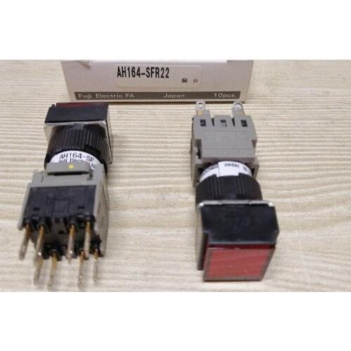 AH164-SFR22 square button push button switch without light