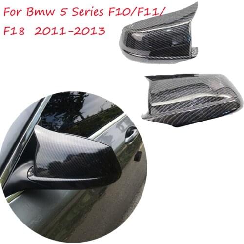 Car Rearview Mirror Side Mirror Cap Rear View Mirror Cover For BMW 5 Series F10/F11/F18 Pre-Lci 2011 2012 2013 Replacement Parts