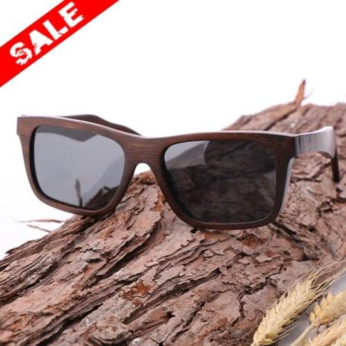 AN SWALLOW Promotional items Bamboo Sunglasses with Polarized lenses-Handmade Wood Shades for Men&Women