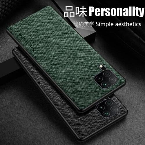 Case for Huawei P40 Lite coque fundas Soft TPU + Hard PC 3in1 Resistance PU leather Case for Nova 7i