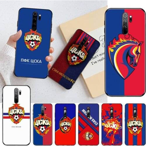 Russian Football Cska Moscow Phone Case for Redmi 9A 8A 7 6 6A Note 9 8 8T Pro Max Redmi 9 K20 K30 Pro