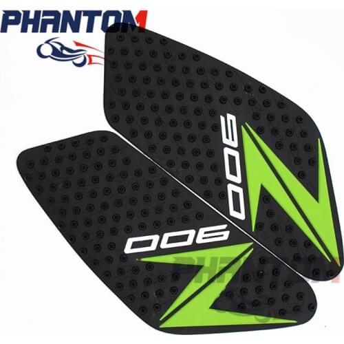 For Kawasaki Z900 2017 2018 2019 Motorcycle Tank Pad Protector Sticker Decal Gas Knee Grip Tank Traction Pad Side 3M