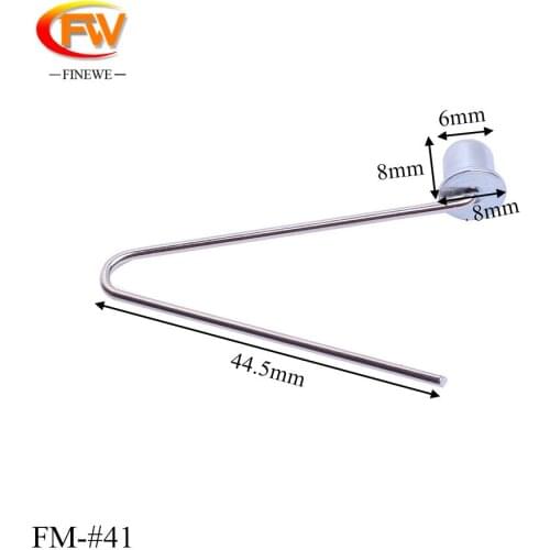 FINEWE 4pcs/lot 6mm Tent Pole Push Button Spring Snap Clip Locking Tube Pin Wholesale