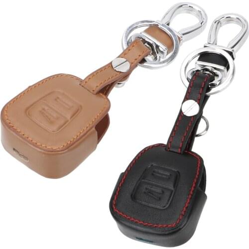 LEEPEE For Opel CORSA ASTRA TIGRA VECTRA ZAFIRA Auto Accessories Car-styling Car Key Protect Bag 2 Button Leather Car Key Case