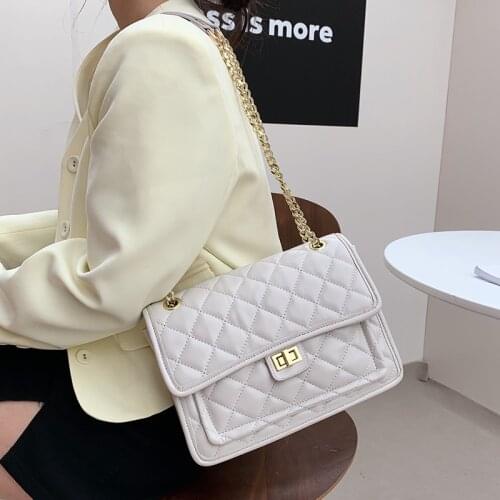 Fashion Women Pu Leather Chain Shoulder Bags High Quality Ladies Crossbody Bag Designer Female Handbags Tote Messenger Bags New