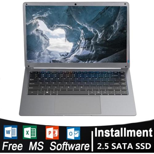 Newest CARBAYTA Notebook 1.68KG 13.3 Inch 6GB DDR3 128G 256GB 512G 1TB 2TB SSD Intel J3455 Notebook 1920x1080 Windows 10 Laptops