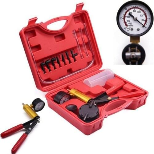 New Dropshipping Hand Held Brake Bleeder Tester Set Bleed Kit Vacuum Pump Car Motorbike Bleeding SK1269